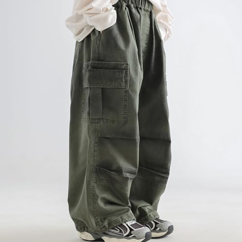 Boys Cargo Pants for Everyday Casual Outdoor Sports Activities Comfortable Fit for Kids Durable Design for Ages2