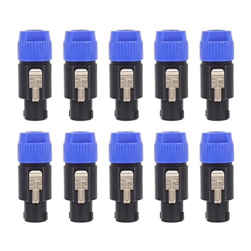 Adaptador de cable Milisten y conectores de cables de audio para altavoces de plástico