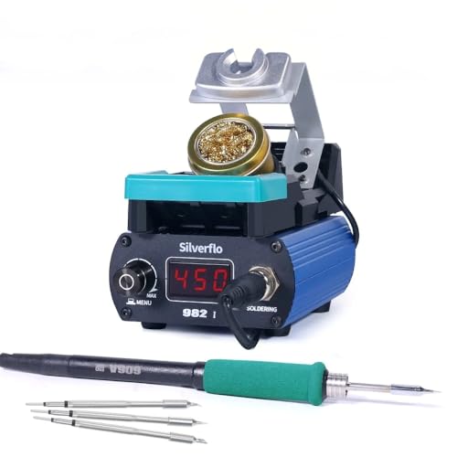 982-I 120W High Precision Soldering Station Compatible C245 Handle Rapid Heating Welding Rework Station(982-I-245+3tip)
