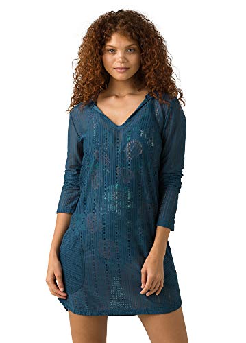prAna Womens Two Beach Tunic, Atlantic, Large