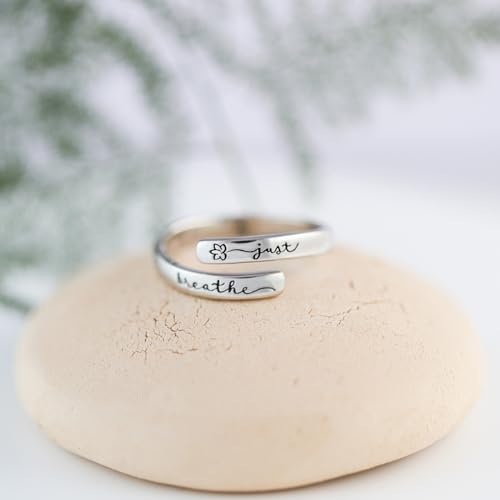 925 Sterling Silver Inspirational Rings for Women Hope Rings Encouragement Jewelry3