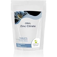Elemental Zinc Citrate 30mg 90 Tablets   Premium Oral Nutrition Supplement for Immune Support & Overall Health
