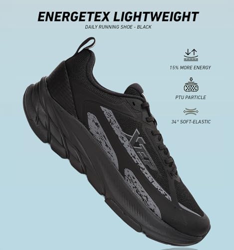 Image of XTEP Energetex Men's Running Shoes | Lightweight Breathable Daily Trainer Sneakers | Cushioned Athletic Sports Shoes