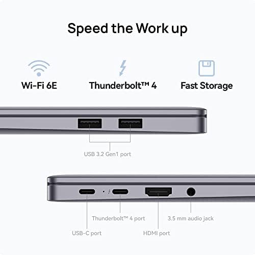 HUAWEI Matebook 16s EVO - 16 Inch Laptop - Windows 11 Intel Core i9-12900H 12th Gen Processor With 16GB RAM & 1TB SSD Storage - 2.5K True Colour Touch Display with Long Lasting Battery - Space Grey