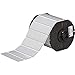 Brady B30 Series Raised Panel Polyester Labels, 1" H x 4" W, Roll of 300 Labels, Silver