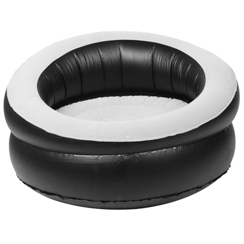KICHOUSE Blow up Furniture Inflatable Small Chair Relaxing Seat Washable Cover Random