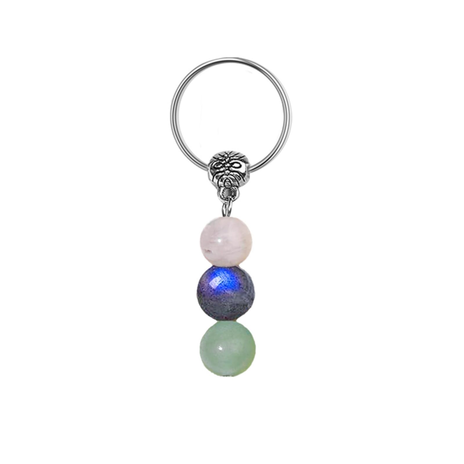 YEVON Crystal Keychain Gift for New Beginnings - Good Luck Moonstone Crystal Keychain with Inspirational Card for Women, Graduation, New Job, Farewell and Encouragement