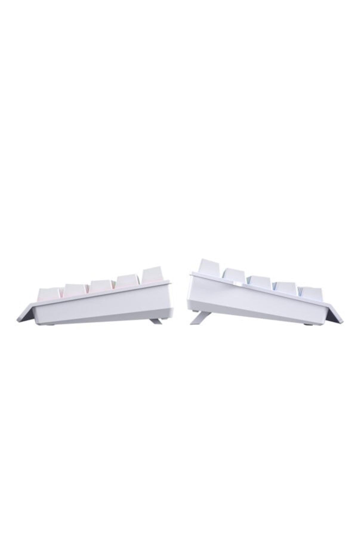 MCHOSE Ace68 E-sport White 65% HE Ice Blue przełącznik magnetyczny RGB Hotswap mechaniczna klawiatura do gier
