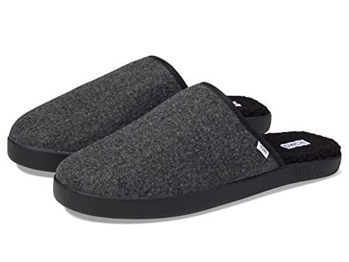 Chaussons TOMS Harbor Homme Gris pantoufles chaudes confortables hiver