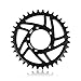 Accolmile Ingranaggio 36T per BBS01 BB02 Mid Drive Kit Ingranaggio singolo stretto e largo con 4 bulloni del pignone per bici da strada, mountain bike, BMX MTB Bike, nero