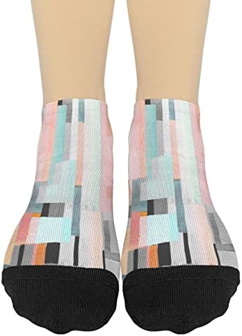 Geometric (1) Cotton Socks Low Cut Sock Girl Liner Sock Funny Pack Ankle Socks Girl