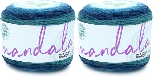 Image of Lion Brand Yarn (1 Skein) Mandala Baby Yarn, Echo Caves, 1770 Foot (Pack of 2)