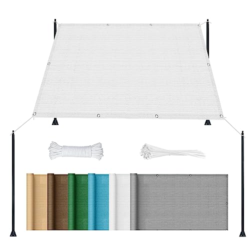 Voile d'ombrage anti-UV à 95 % carré 2x8,5 m pour fraîcheur durable - 2