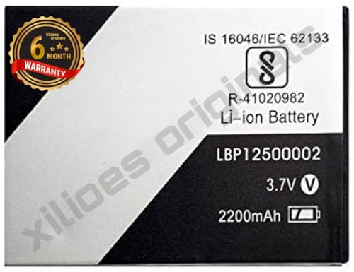 Image of Original LBP12500002 Battery for Lava Z60 / Z80 / Z60s / X41+ Battery with 6 Month Warranty****(N00253)