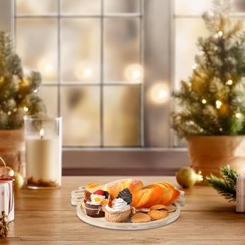 Plateau de service de Noël pour centre de table chaleureux