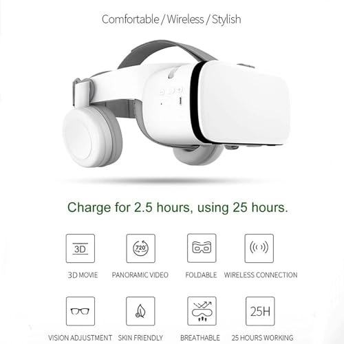 Casque de réalité virtuelle 3D, lunettes de visionneuse pour adultes et enfants, lunettes VR pour iPhone 16 15 14 13 12 Pro Max Plus, Samsung Galaxy S24 S23 S22 Edge, téléphones portables – Image 3