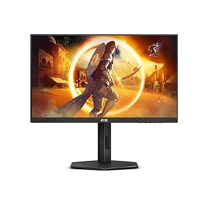 AOC 24G4ZR 23,8-Zoll-FHD-Monitor (260 Hz), schnelles IPS-Panel, 0,3 ms MPRT, Adaptive Sync, HDR10, G-Sync-kompatibel, höhenverstellbar, (1920 x 1080, 2 x HDMI 2.0, DisplayPort), Schwarz
