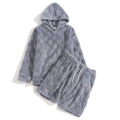Chemise manches longues col rond coupe ajustée motif écossais tenue deux pièces