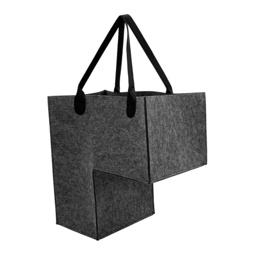 Hemobllo Cesto Portaoggetti Grande Capacità Per Scale Leggero e Resistente Per Biancheria Giochi e Oggetti Vari Organizer Lavabile Per Casa e Grigio Scuro