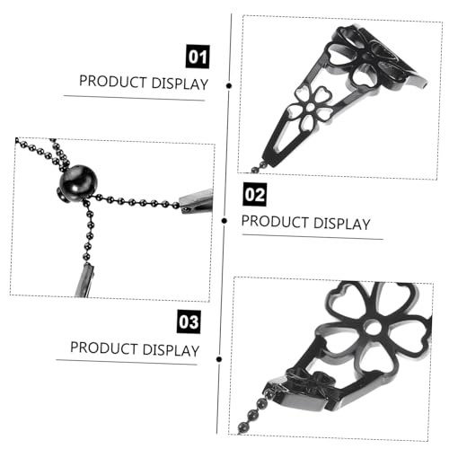 Correa de reloj de repuesto 22mm UPKOCH de acero inoxidable para vestir 3