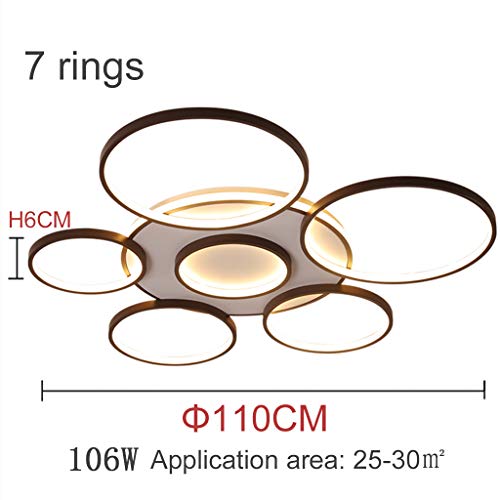 Plafonnier moderne LED dimmable pour en finir avec le manque de clarté du salon - 5