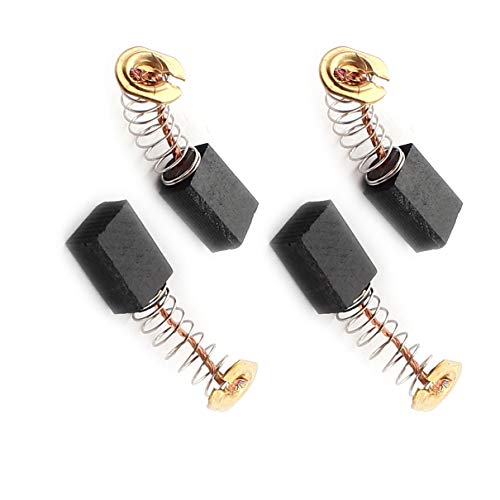 Aexit 4 Pcs Electric Motors Motor Carbon Brush for Grinder Polisher 13mm x 9mm Fan Motors x 6mm