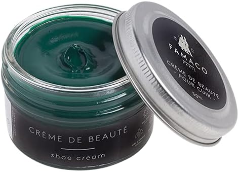 Famaco unisex-adult Cream Shoe Treatments and Polishes, Green (Green Montana), 50.00 ml