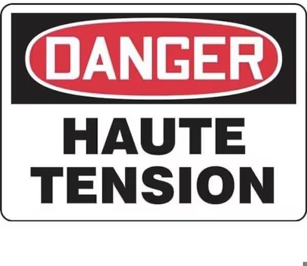 OSHA DANGER SAFETY SIGN HIGH, Mfr: FRMELC114XP-A