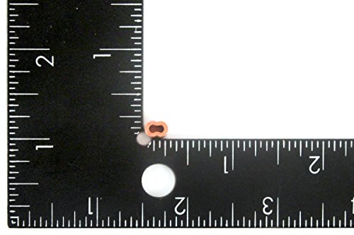 Red Hound Auto 1/16 Inches Copper Wire Rope And Cable Line End Double Barrel Ferrule - Qty 250 #TOP4