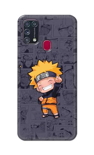 Image of Plastic Printfidaa Printed Hard Back Cover Case For Samsung Galaxy M31 | Samsung Galaxy M31 Prime | Samsung F41 | Samsung M21S Back Cover (Famous Anime Cartoon Character) -112, Grey