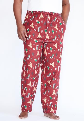 KingSize Men's Big & Tall Flannel Novelty Pajama Pants4