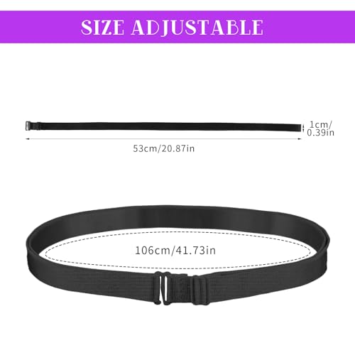 Tyqour 2 piezas ajustable Crop Tuck Band elástico Crop Top Band Shirt Tuck Band Tool Cinturón Herramienta de Corte para Insertar Camisas