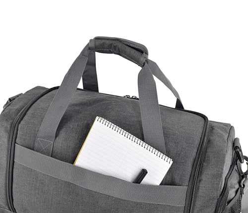 Image of Ultimate Gym Bag 2.0: The Durable Crowdsource Designed Duffel Bag with 10 Optimal Compartments Including Water Resistant Pouch