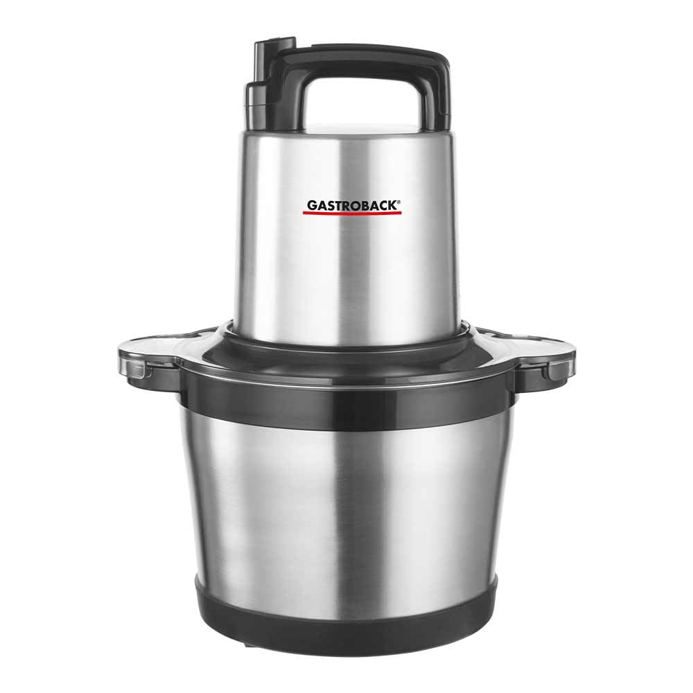 GASTROBACK #40966 Tritatutto Multifunzione Professionale 5 Lt Argento Nero