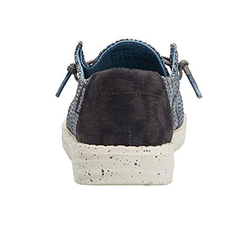 Image of HEYDUDE Women's Wendy Chambray | Women's Shoes | Women's Lace Up Loafers | Comfortable & Light-Weight