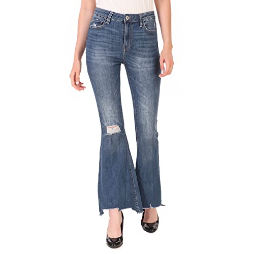Image of HIgh Waist Bootcut Jeans for Women