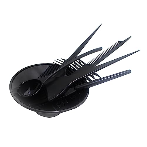 VALICLUD Kit de Tinte para Cabello Accesorios de Salon Incluye Pincel y Cuenco Herramienta de Teñido Práctica y Conveniente para Profesional y Personal