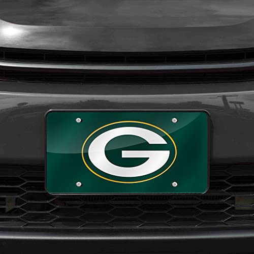 Rico Industries Nfl Green Bay Packers Laser Inlaid Metal License Plate Tag Team Color, 6 X 12-" #TOP1