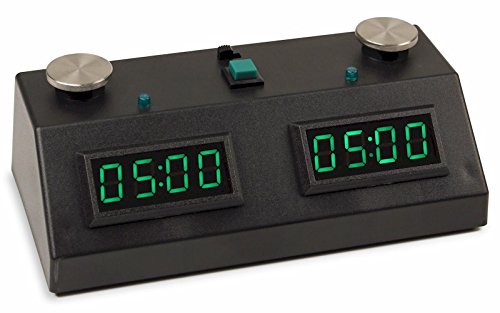 Zmf-Ii Chess Clock - Black With Green Led #TOP13