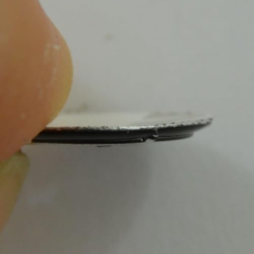 Logo Key Remote Control Emblem 14 mm Compatible Logo Black Metal Pack of 2