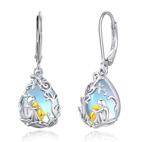 Image of 925 Sterling Silver Dog Earrings Cute Animal Puppy Stud Earrings Dog Jewelry Gifts for Women Girls Pet Lover Hypoallergenic Earrings for Sensitive Ears