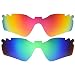 IMYTPFT Compatible/Replacement for Lenses oakleys Radar Path Vented Red/Green
