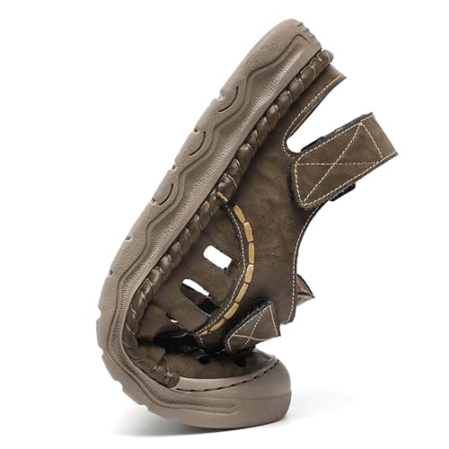 Men's Sandals Large Summer Closed Toe Sports Sandals Non slip Quick drying Outdoor Hiking Fisherman Beach Shoes Casual and Comfortable3