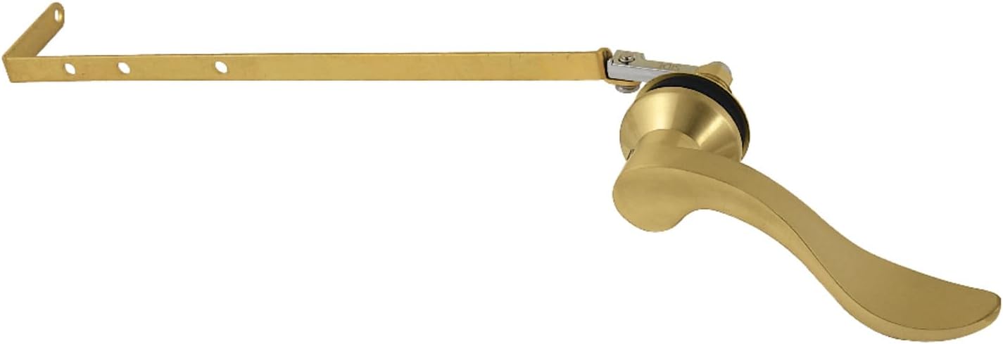 Kingston Brass KTDFLD7 NuWave Universal Front or Side Mount Toilet Tank Lever, Brushed Brass