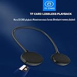 Neckband Bluetooth Speaker, Portable Wireless Neck Speaker V-906(Black) - Image 4
