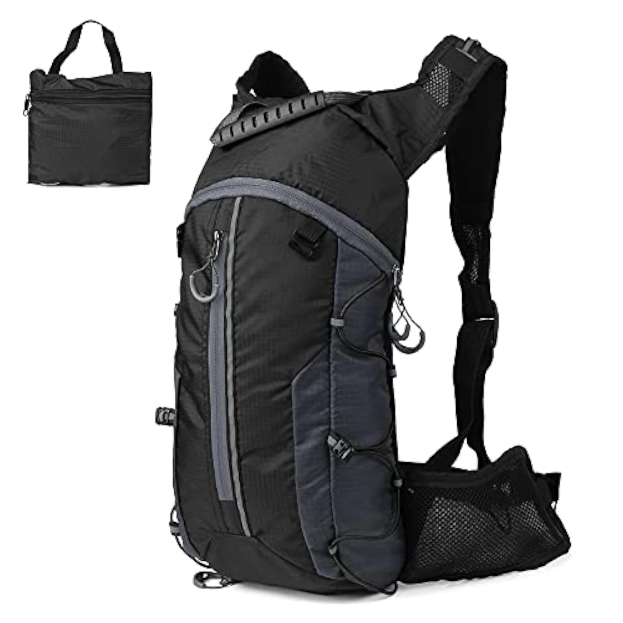 Foldable Cycling Backpack with 2L Water Bladder