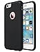 iPhone 6 Case, [Slim Fit] ULAK Sugar Candy [Anti-Slip] Drop Protection with Shock Absorbent [Hybrid PC & Silicone Case] Cover for Apple iPhone 6s / 6 - [Black]