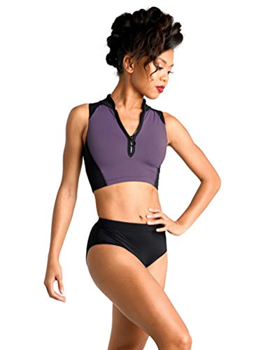 Crop Top con cierre frontal por Sloan