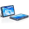 Mini PC N150up to 3.6GHz, 12GB DDR5 RAM 256GB/512GB/1TB M.2 SSD Mini PC with 8-Inch Touchscreen 4K Dual Display,WIFI6,BT5.2,12 Ports, All-in-One Mini ComputerN150-12GB+1TB