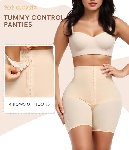 Image of POP CLOSETS Padded Underwear for Women with Butt Pads, Tummy Control Body Shaper Butt Lifting Shapewear